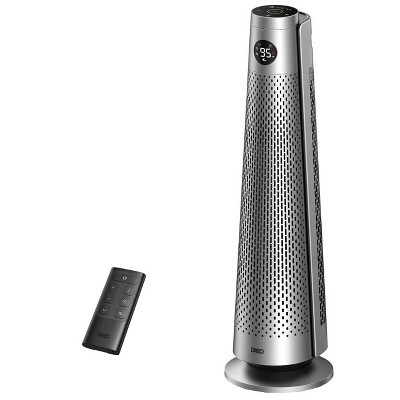Dreo 1500W Solaris 818 Oscillating Heater for Home/Bedroom - Silver