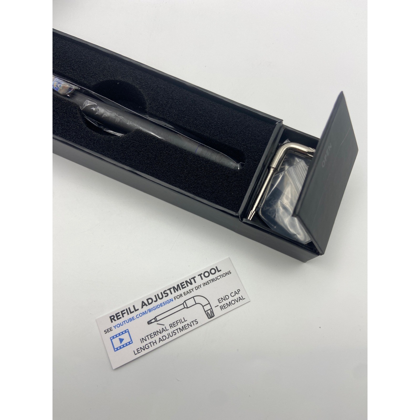 Premium Titanium EDC Pen Stealth Camo Design Lightning clip Custom one of a kind