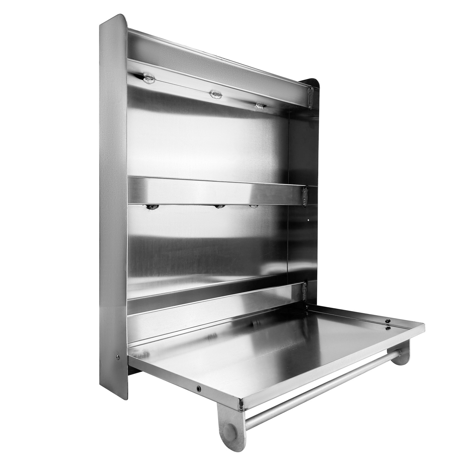 Aluminum Shelves Cabinet Garage Enclosed Trailer Storage Organizer Workstation