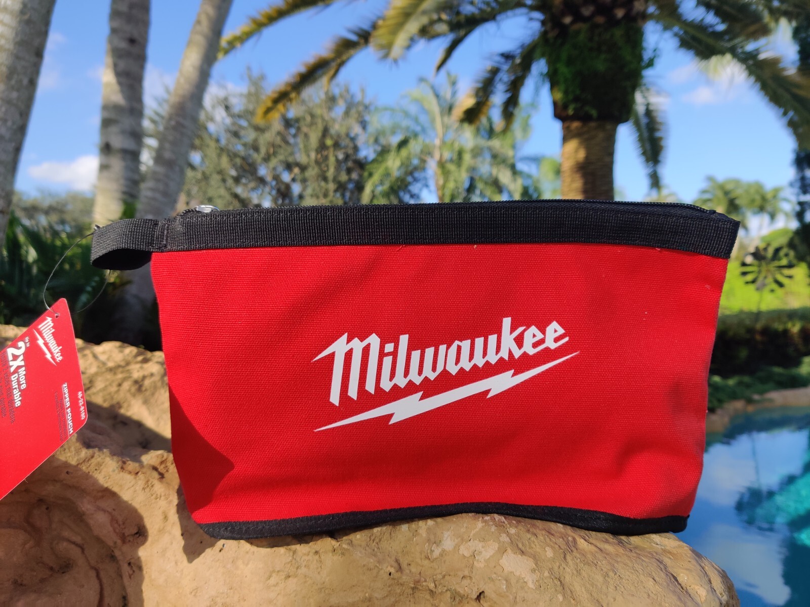 Milwaukee Tool 48-22-8180 Security Zipper Pouch Bag Tote ✅ NEW WITH TAG! ✅