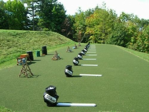 Premium Golf Driving Range Super Tee Line Golf Mat 5' x 10' Holds A Wooden Tee