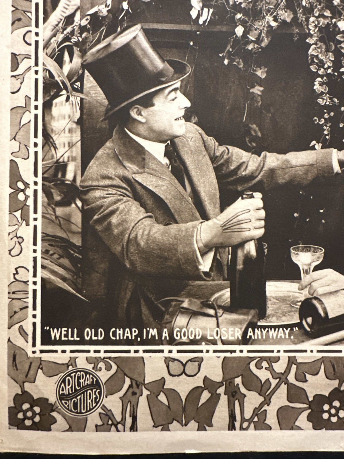 ANTIQUE ART CRAFT PICTURES/ PARAMOUNT THE SILVER KING Movie LOBBY POSTER CARD