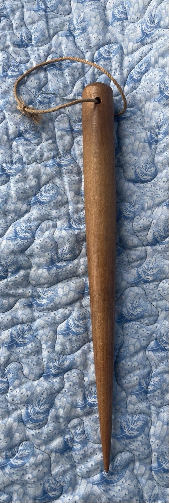 Wooden Sailors’ FID Tool Used For Rigging & Rope Work “Marlin Spike” 10.5” Long