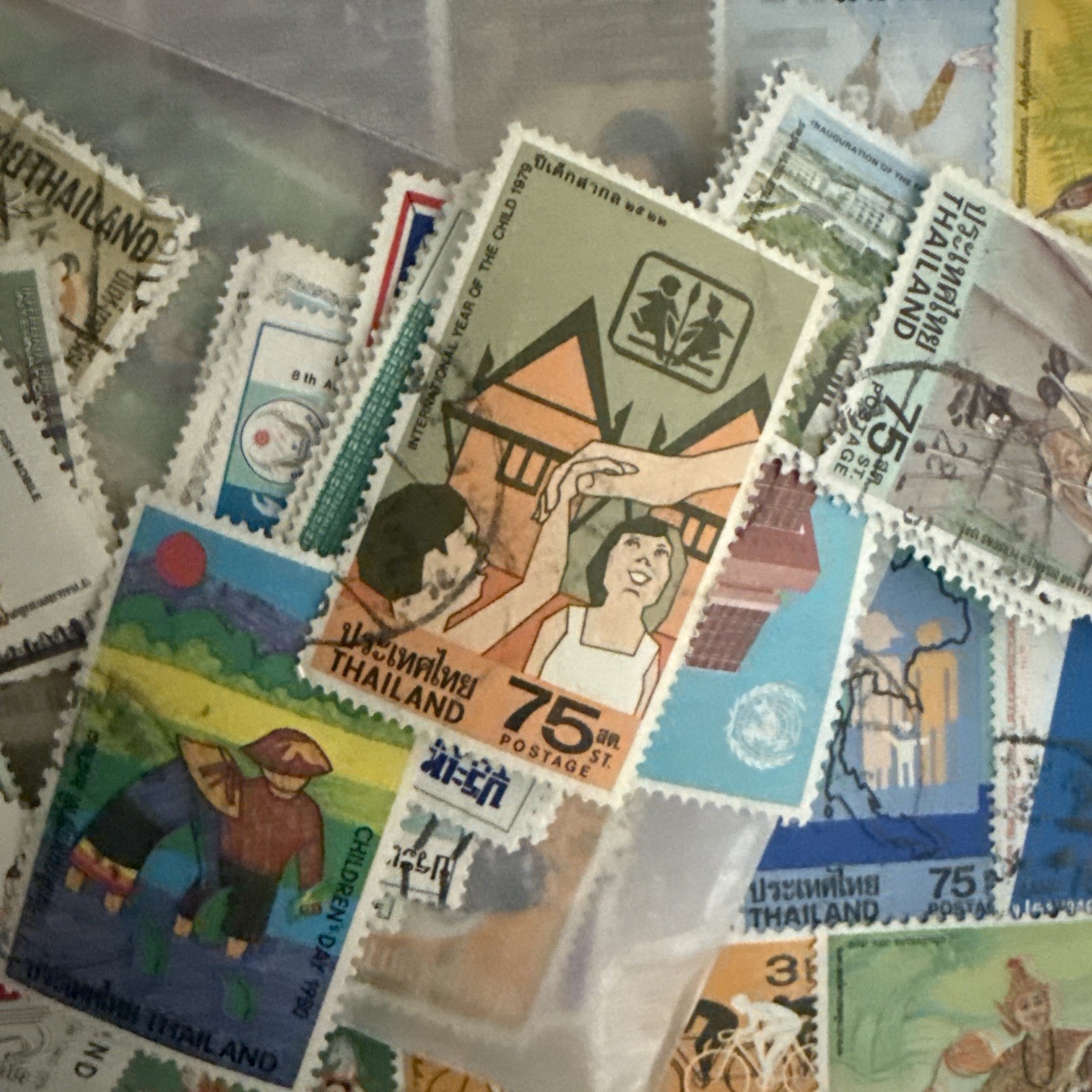 Vintage Stamps Thailand/Bangkok Posted 1970s