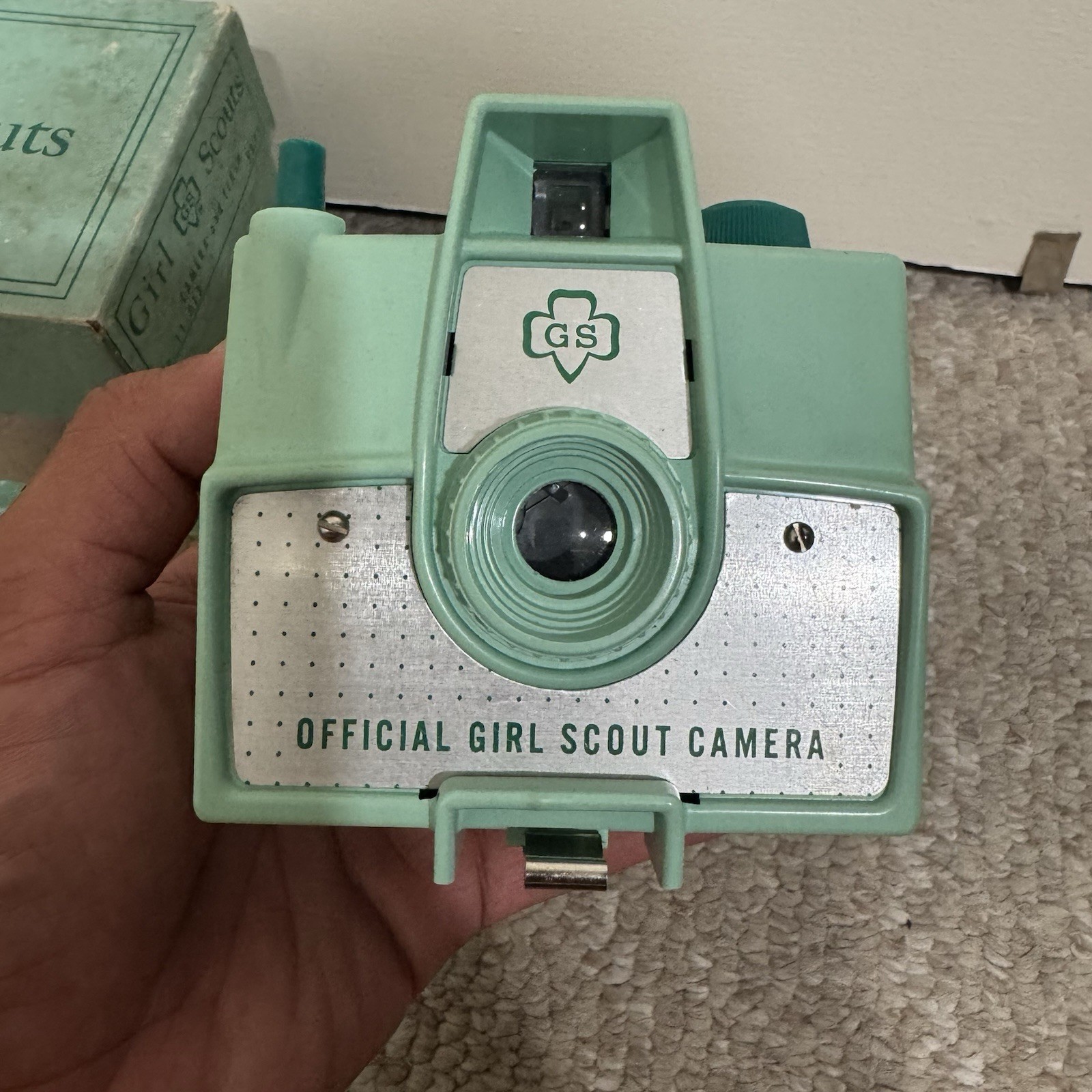 Official Girl Scouts GS Camera and Flash No. 11-813 OEM Box w/ original bulbs