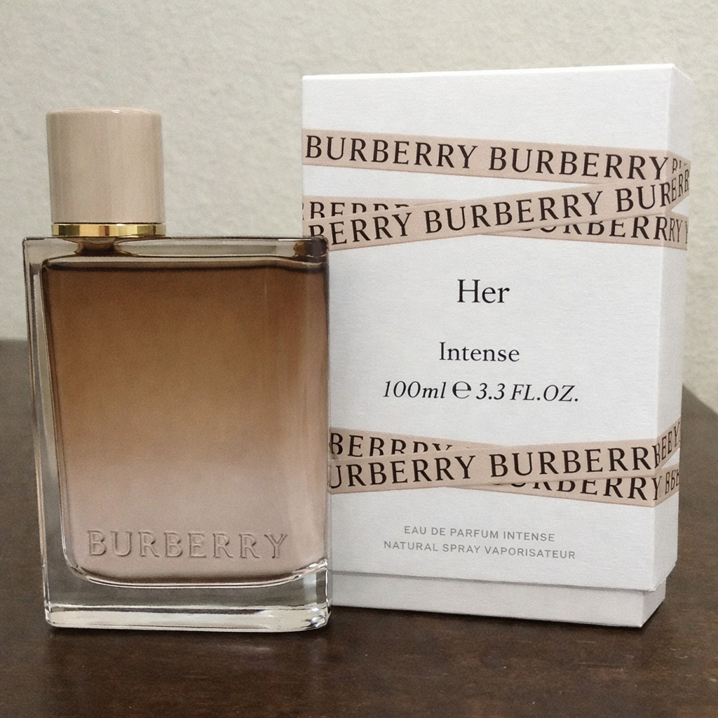 Burberry Her Intense Eau De Parfum Spray 3.3oz/100ml for Women Fragrance Scent