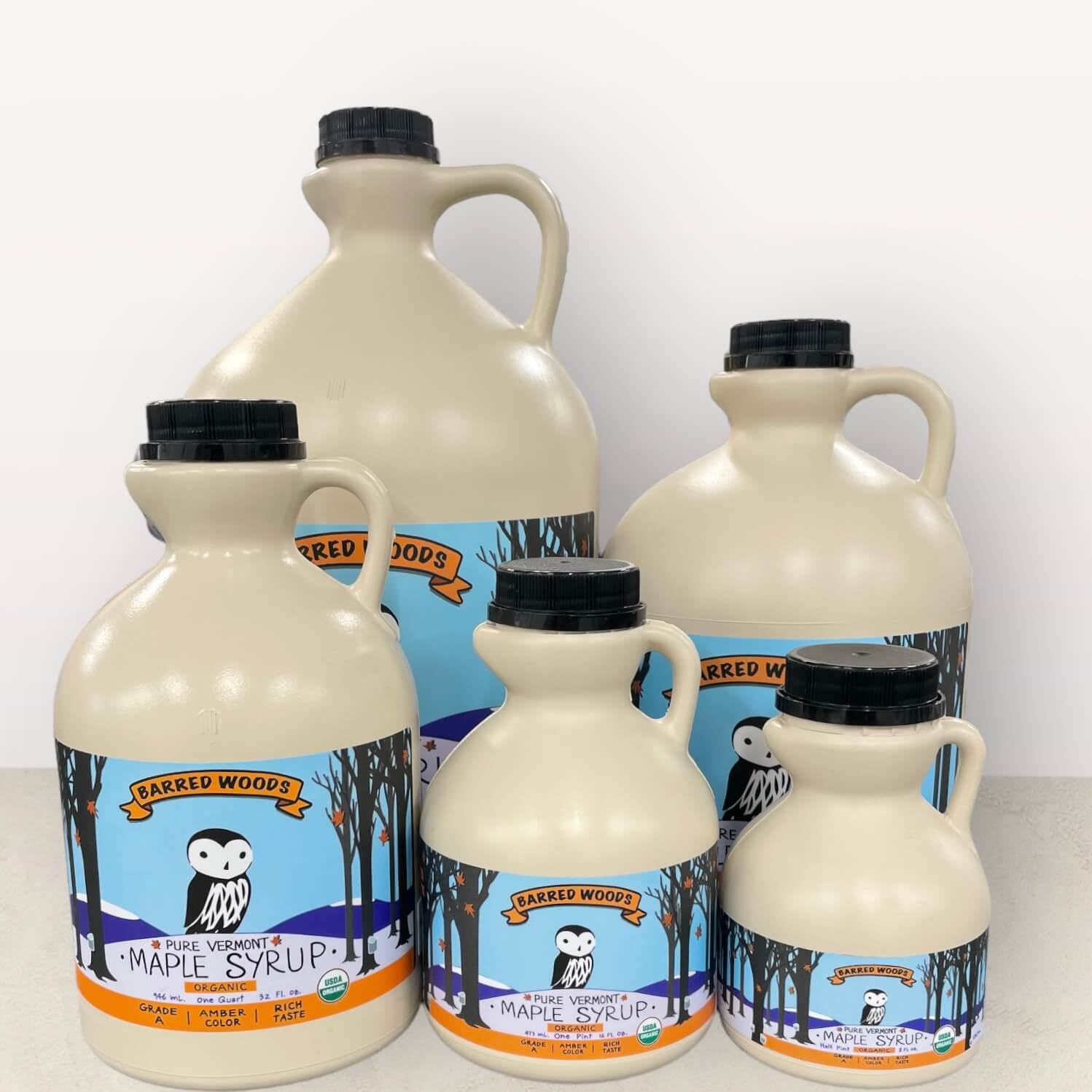 Pure Organic Vermont Maple Syrup - From Barred Woods Maple