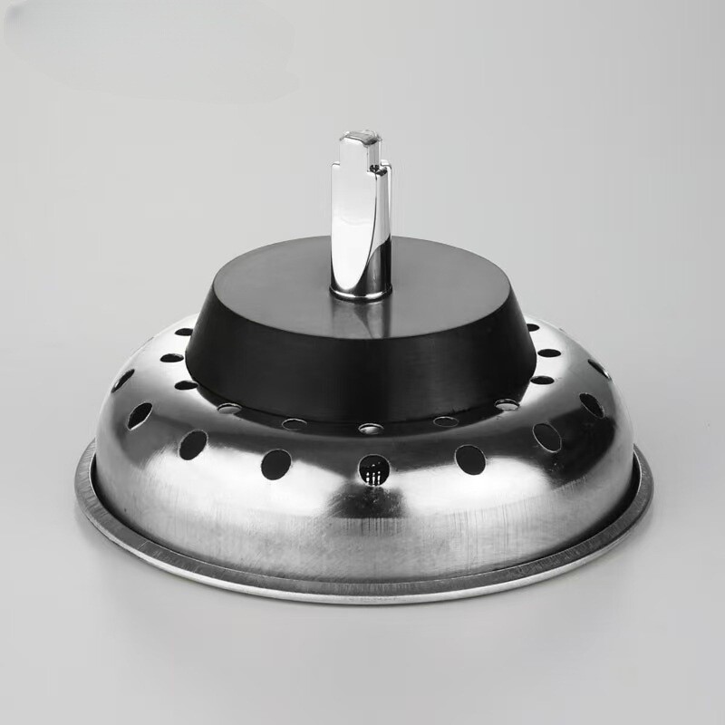 Stainless Steel Home Kitchen Sink Drain Stopper Basket Strainer Waste Plug Lot