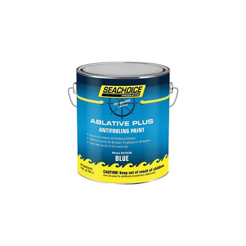Seachoice 94703G Ablative Plus Premium Antifouling Paint, Blue Gallon YPM269/1