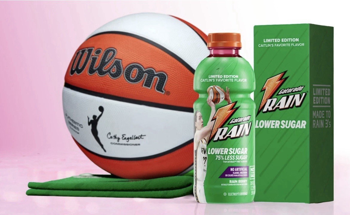 Gatorade Lower Sugar x Caitlin Clark Rain Berry Capsule Exclusive IN HAND