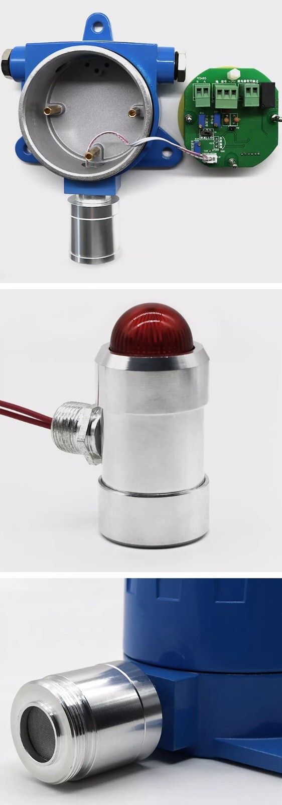 Hydrogen Gas Detector H2 Gas Fixed Detector Monitor 0-1000ppm