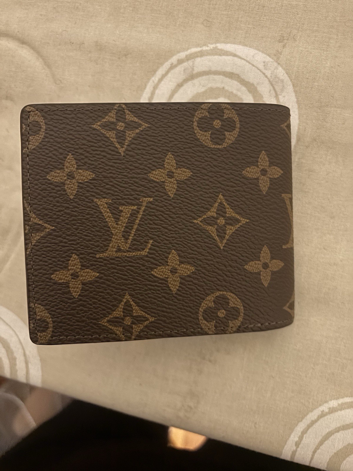 Authentic louis vuitton Brown Bifold Wallet Monogram for men