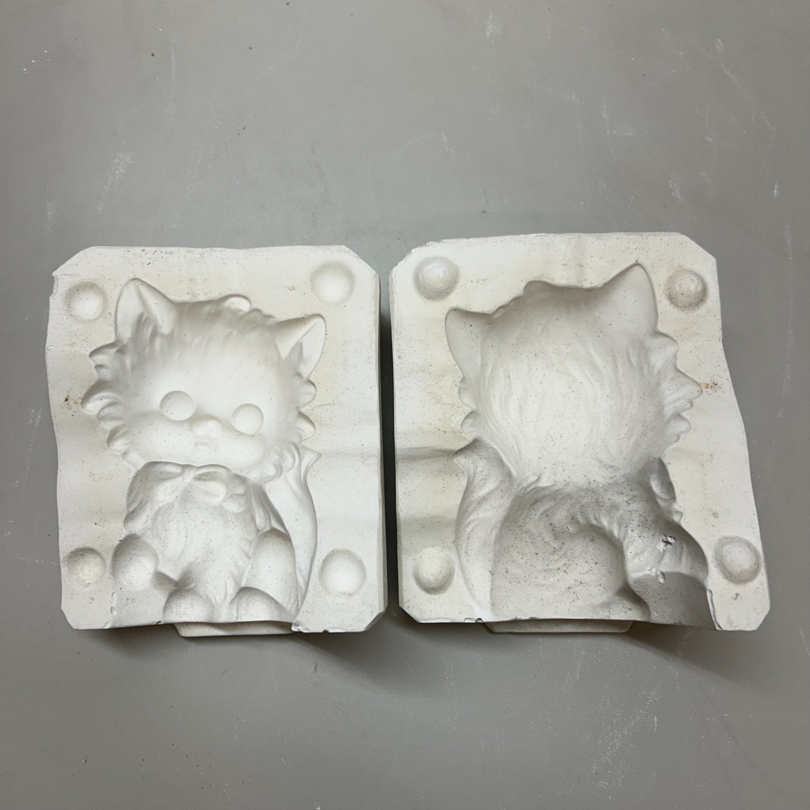 Unbranded Ceramic Slip Casting Mold Cat Figurine