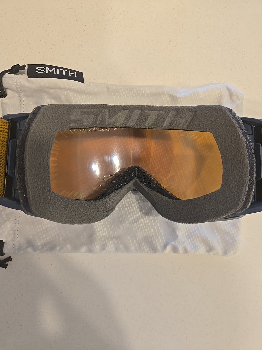 New Smith I/O XL Mag French Navy Mod Goggle Chromapop Storm Rose Flash Lens