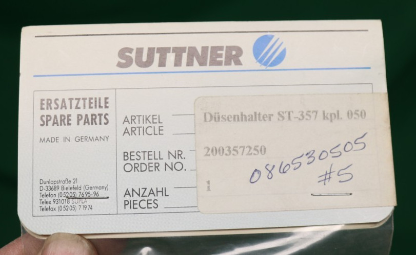 Lot of NOS 3 OEM SUTTNER ST-357 Nozzle Repair Kit / Parts 200357250 & 086530505