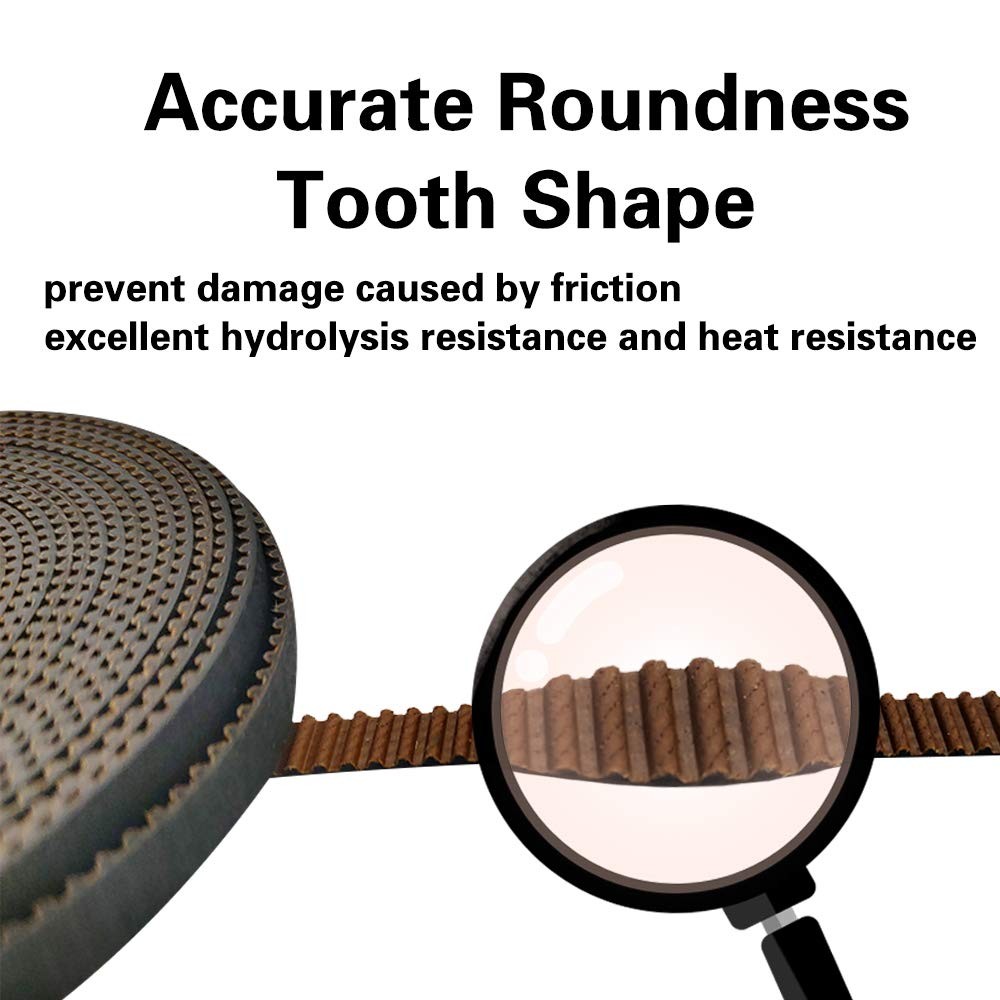 5m Gt2 Timing Belt, Upgrade Non-slip Version, Width 6mm, Fit for 3d Printer and