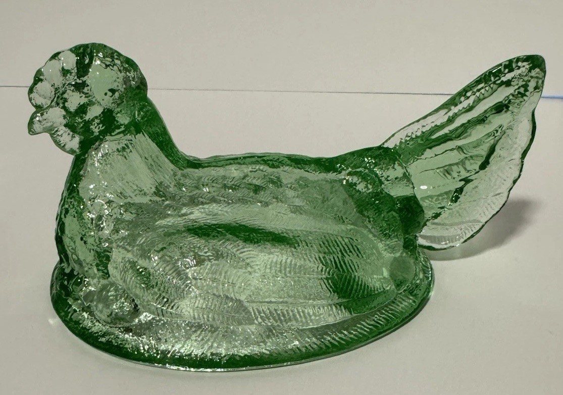 Green Hen On Nest- Approx. 6” X 5.5”