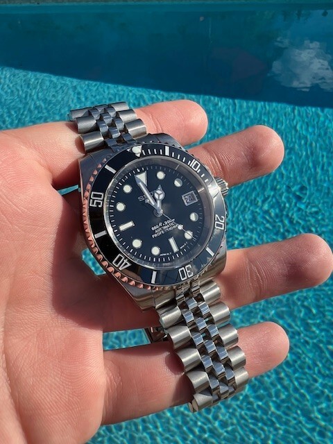 SEIKO SUB MOD CLASSIC BLACK 40MM HOMAGE