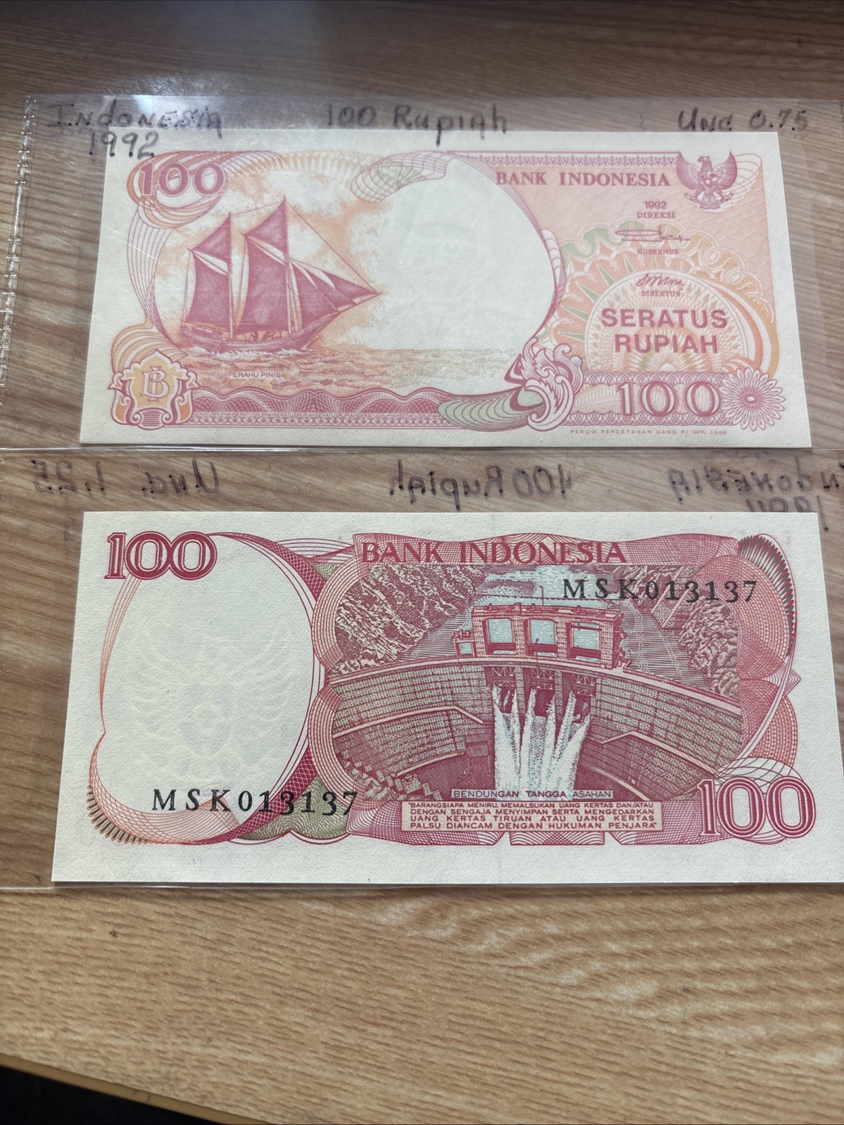 Large Lot Of Indonesia Banknotes