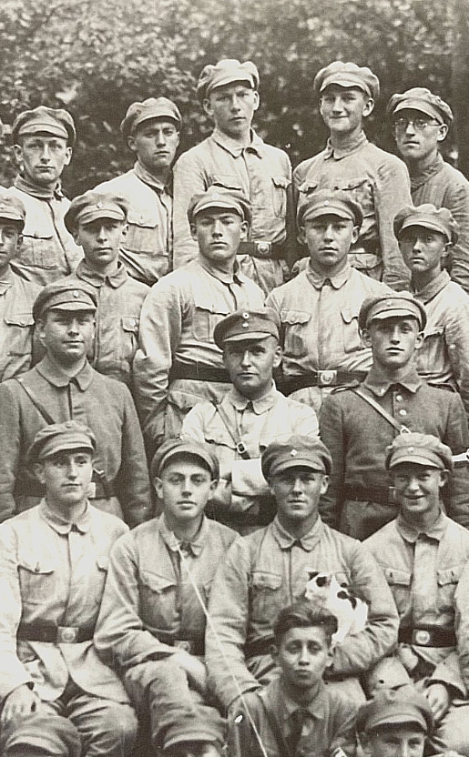 RARE! POST WW1 GERMAN STORM DIVISION 1922 PHOTO POSTCARD RPPC