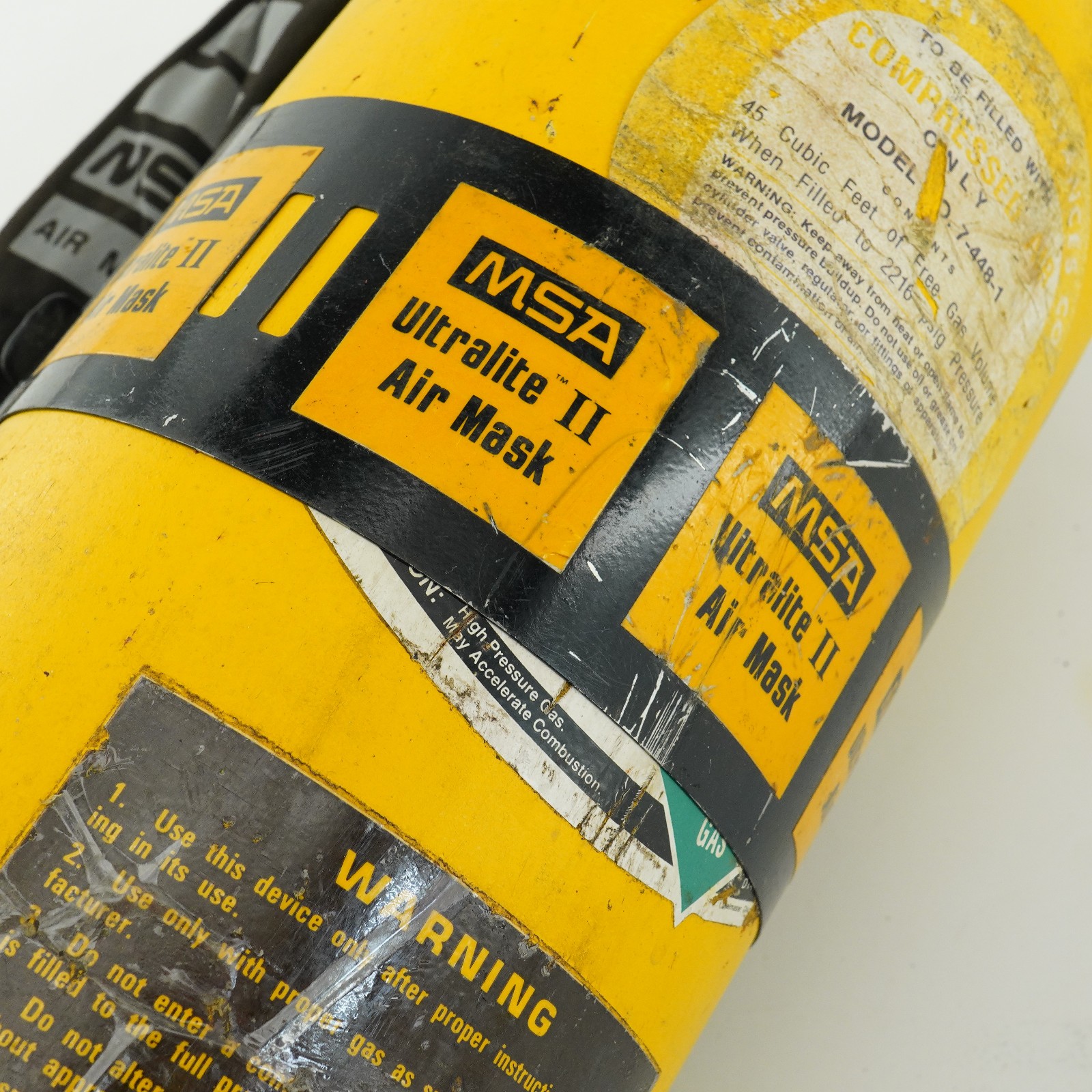 MSA Ultralight II Tank Harness Air Mask SCBA AS IS AS FOUND