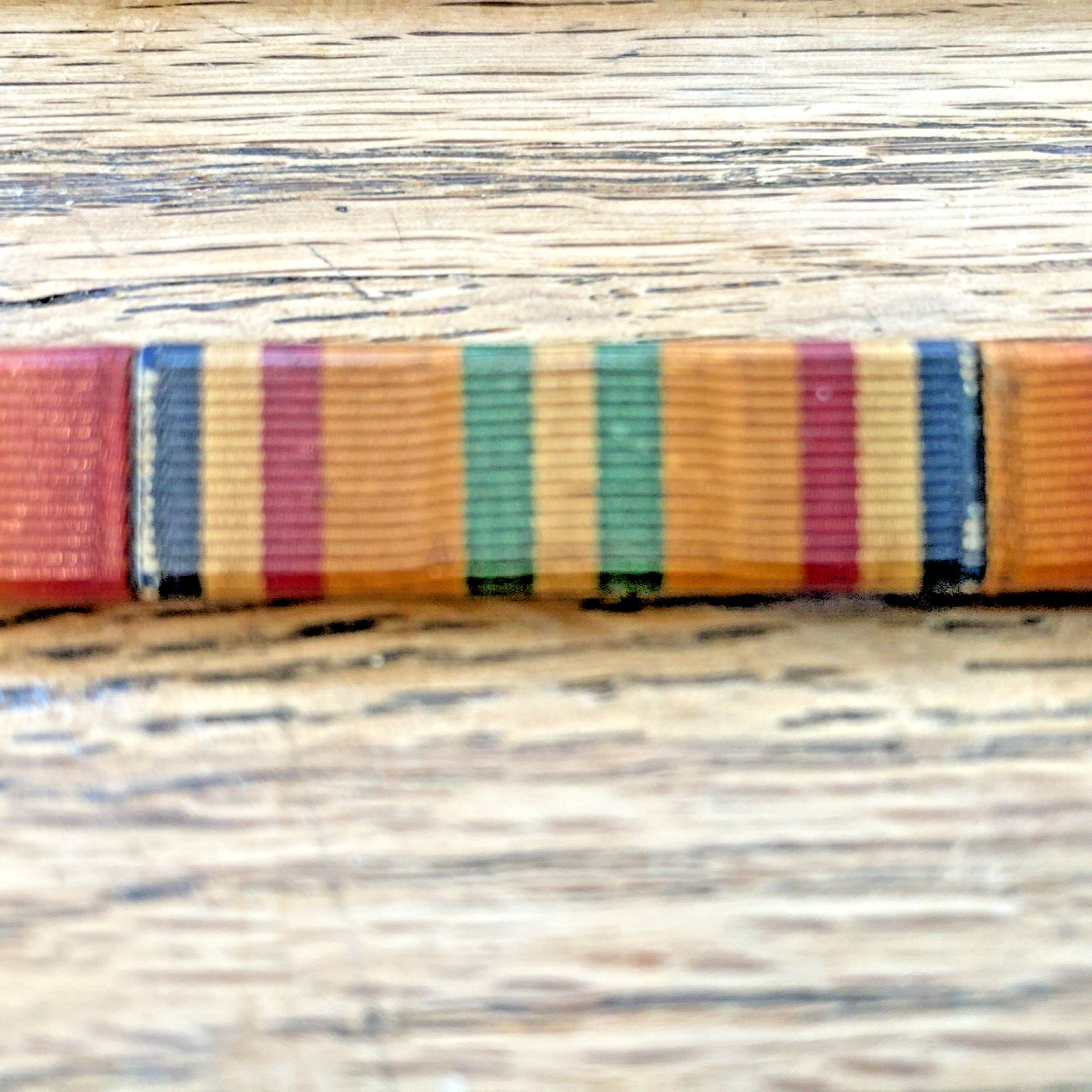 ORIGINAL ... 3 MERCHANT MARINE RIBBONS w/PB MOUNT usms maritime