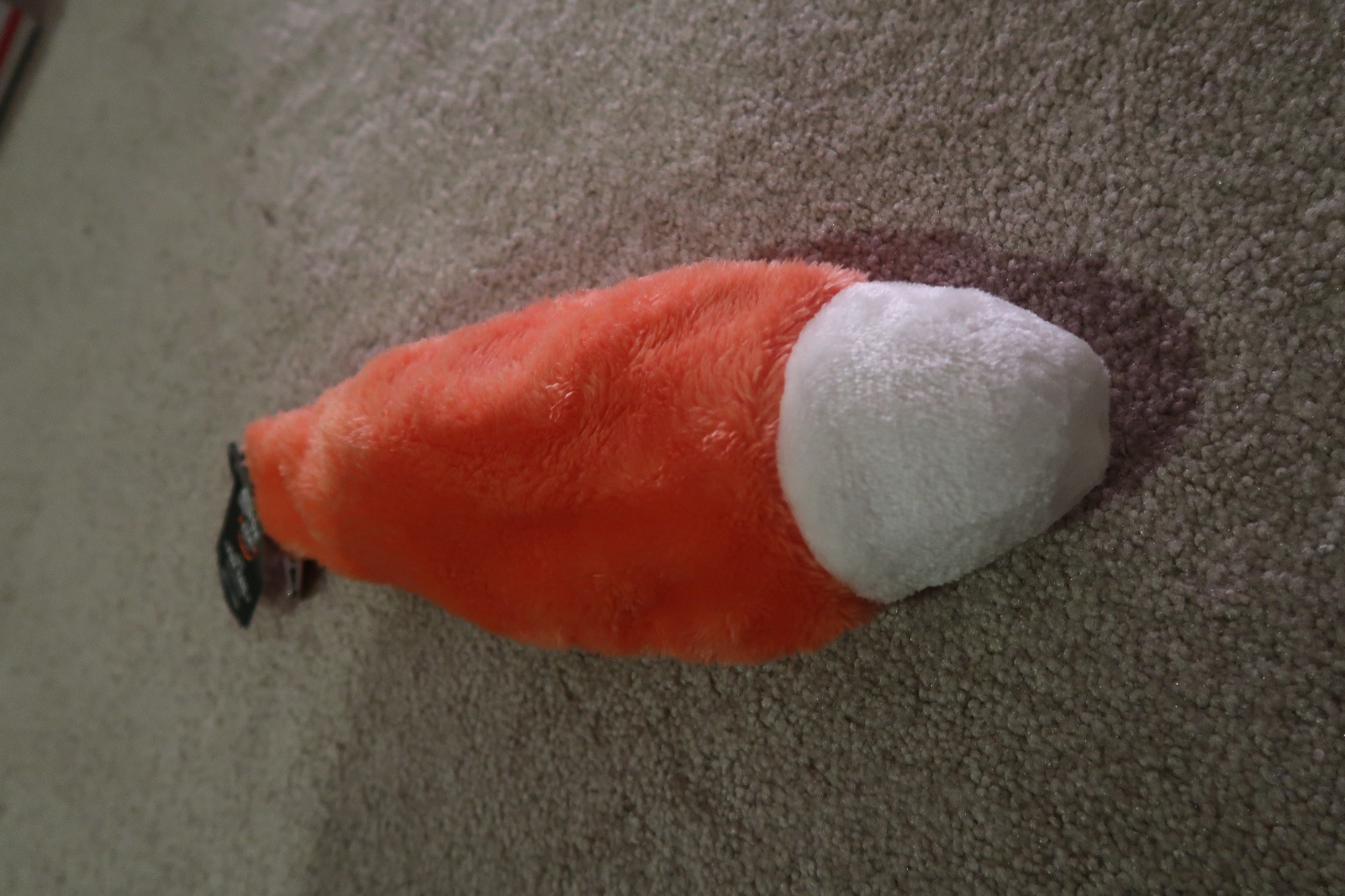 NEW orange fox tail metal clip-on furry plush animal costume cosplay accessory