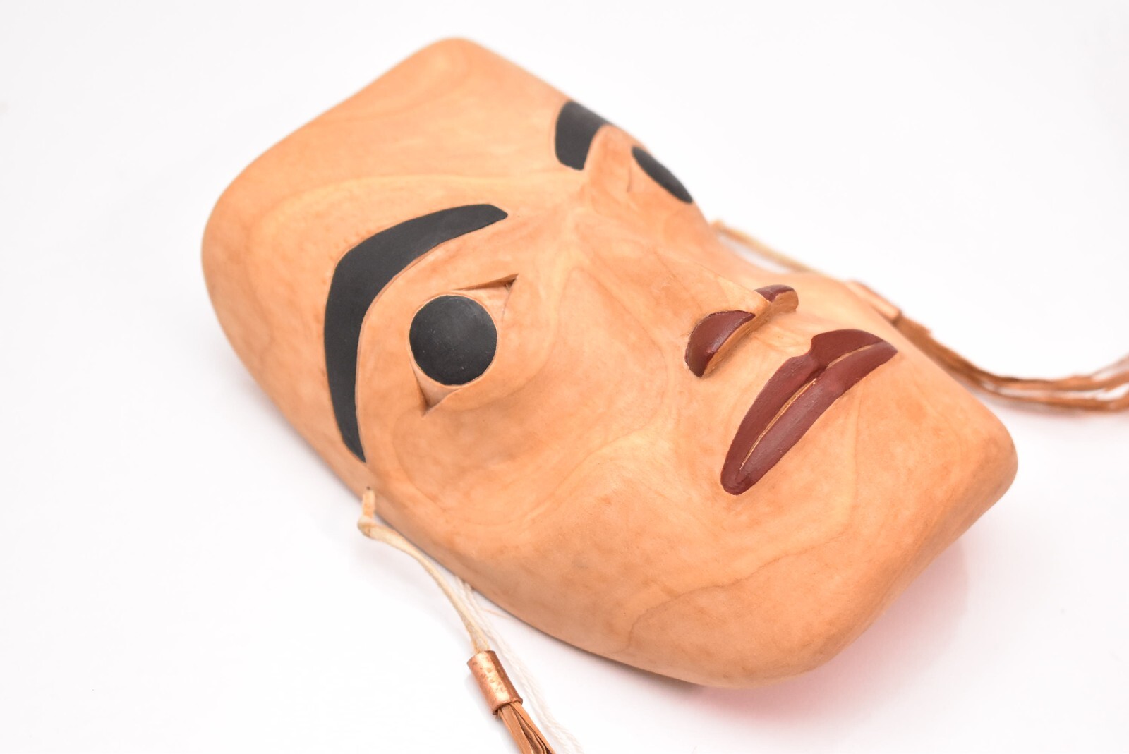 SMALL TLINGIT CARVED & PAINTED WOOD MASK TSIMSHIAN TRIBAL NORTHWEST COAST-