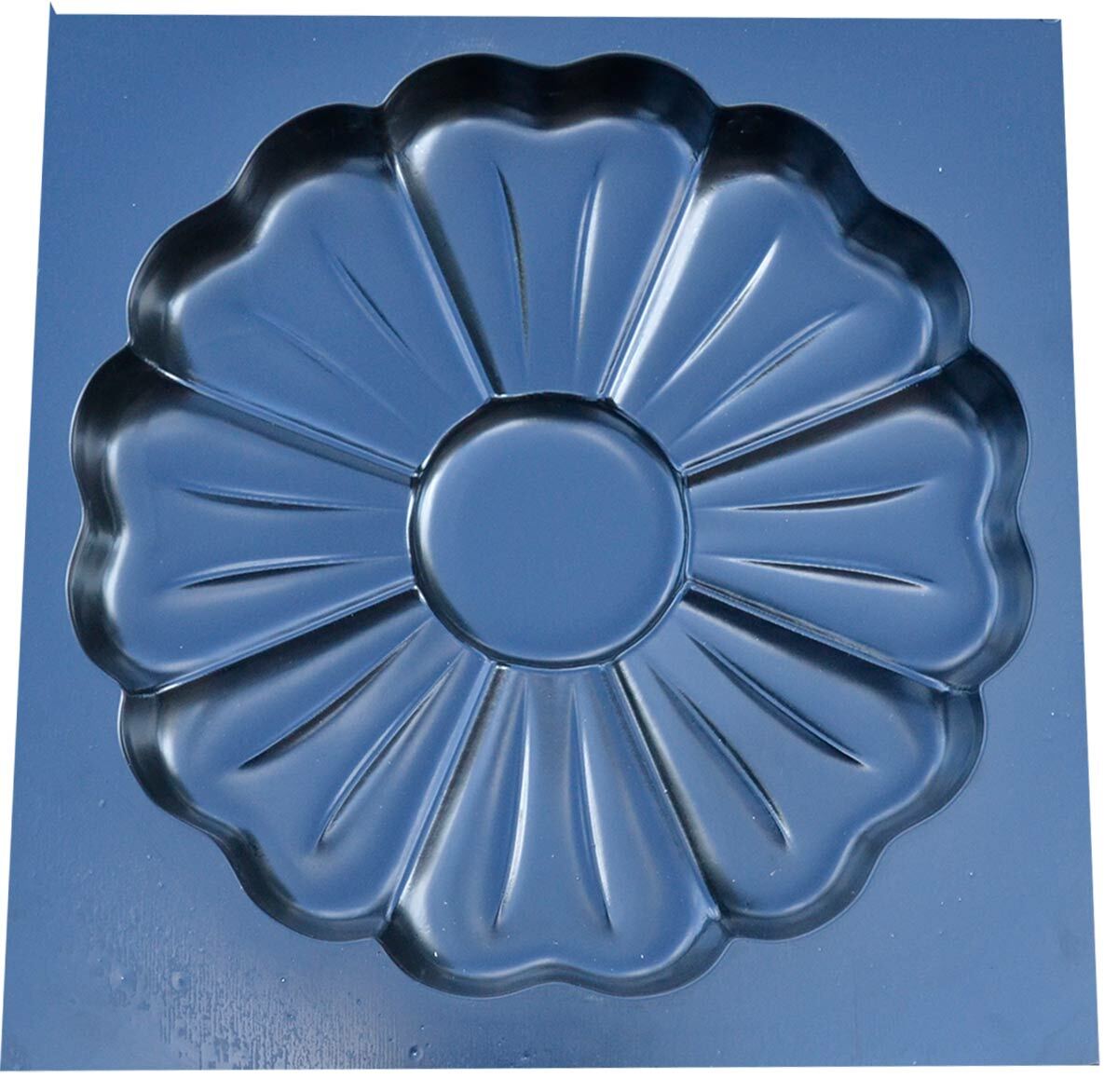 Concrete mold Paver Stepping Stone Flower Cement garden path Floral Style