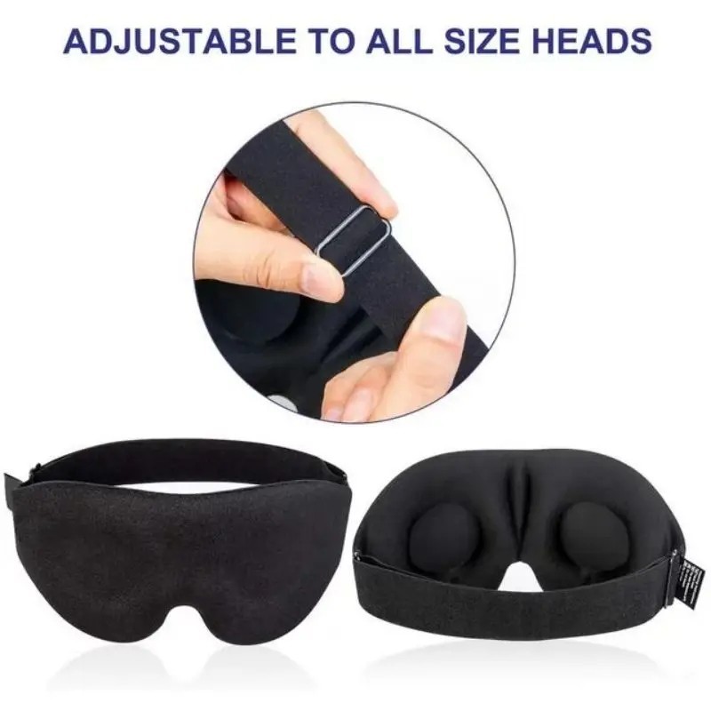 Pop 3D Sleeping Eye Mask for Men Women Soft Pad Blindfold Cover Travel Sleep USA
