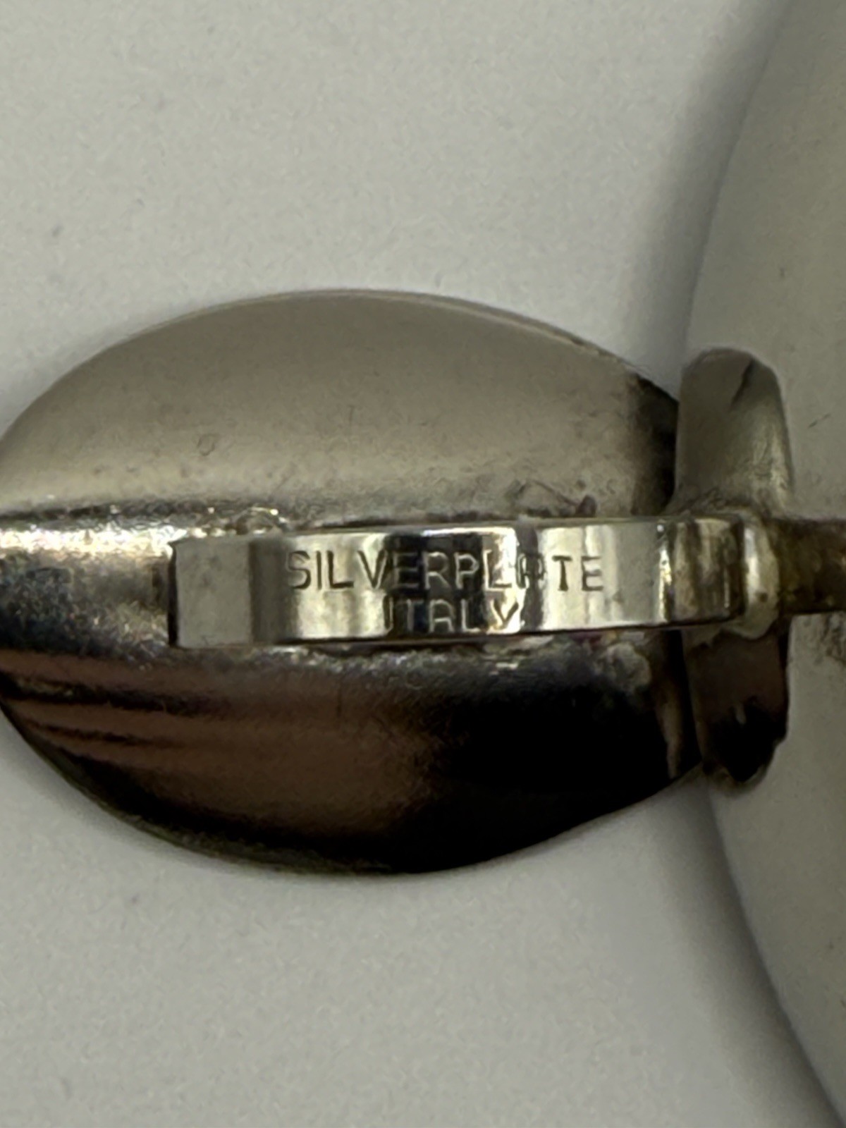 Vintage Silverplate Tastevin With Chain-Made in ITALY