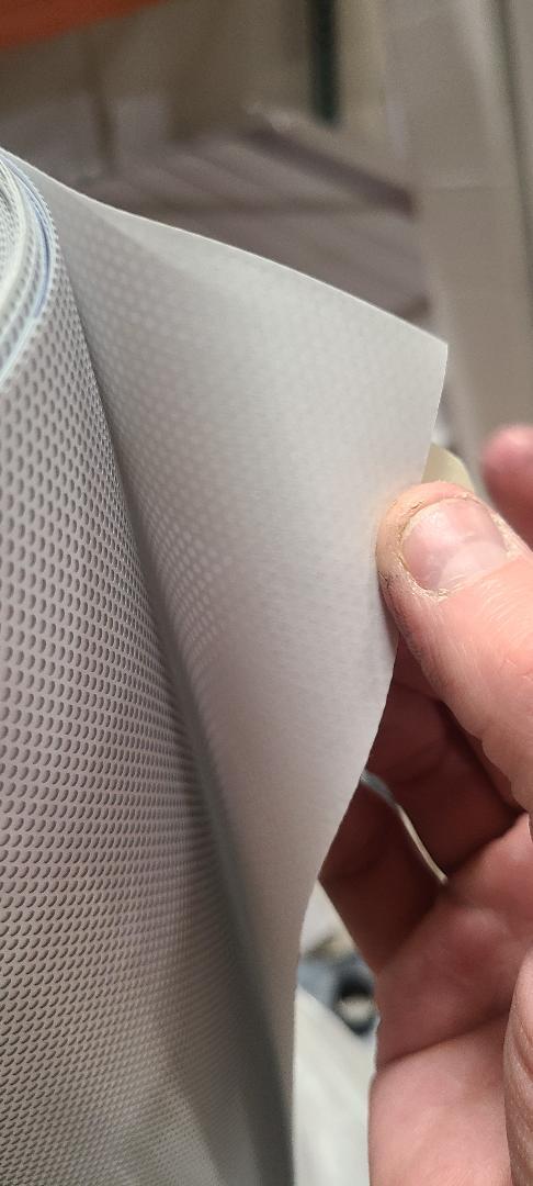 Window Perf White & Black Print Vinyl One-Way Vision Decal 70/30 Solvent & Latex