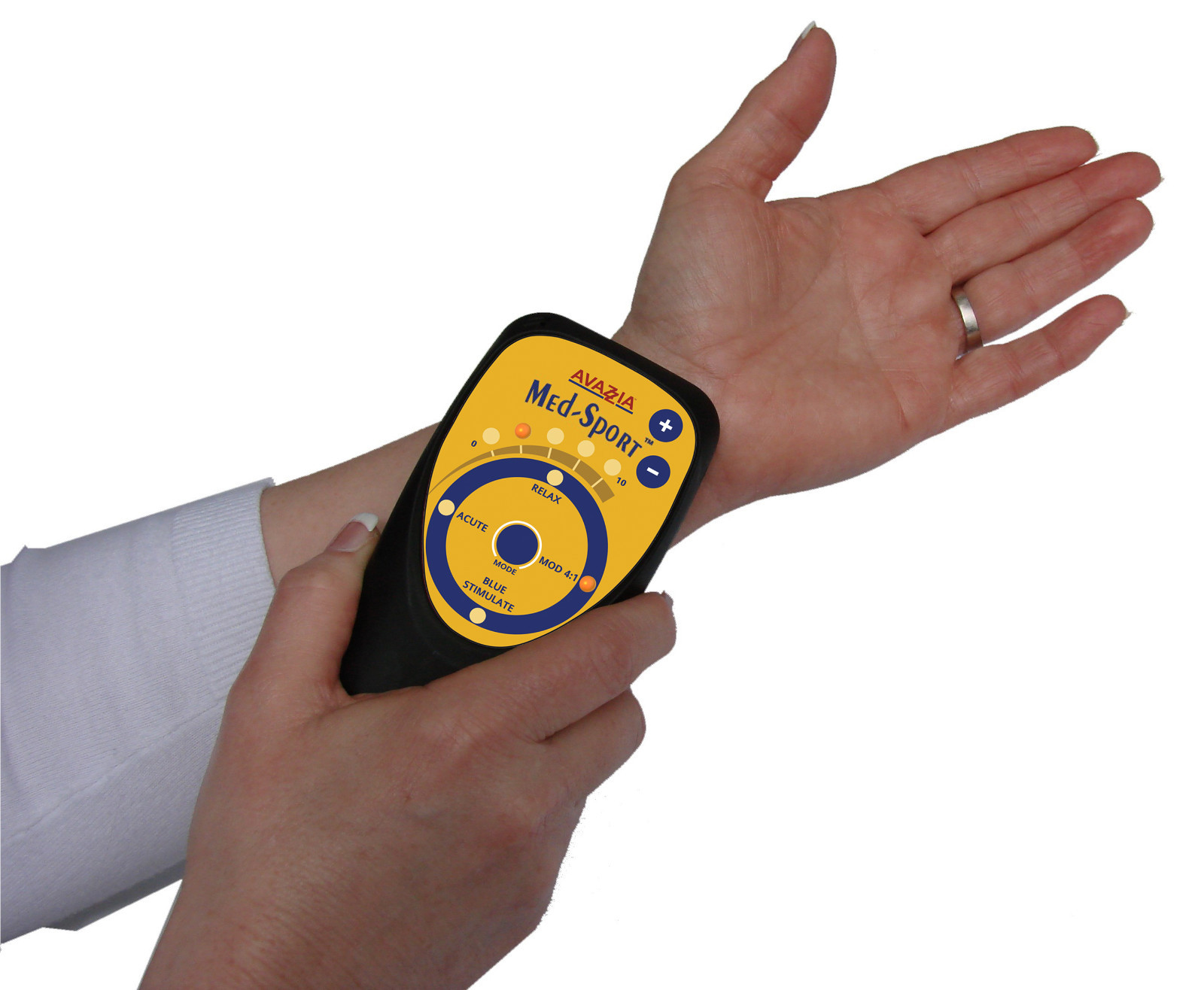 AVAZZIA MED SPORT KIT W/Y-PROBE-4 GREAT MODES-MICROCURRENT PAIN RELIEF 2 YR WAR