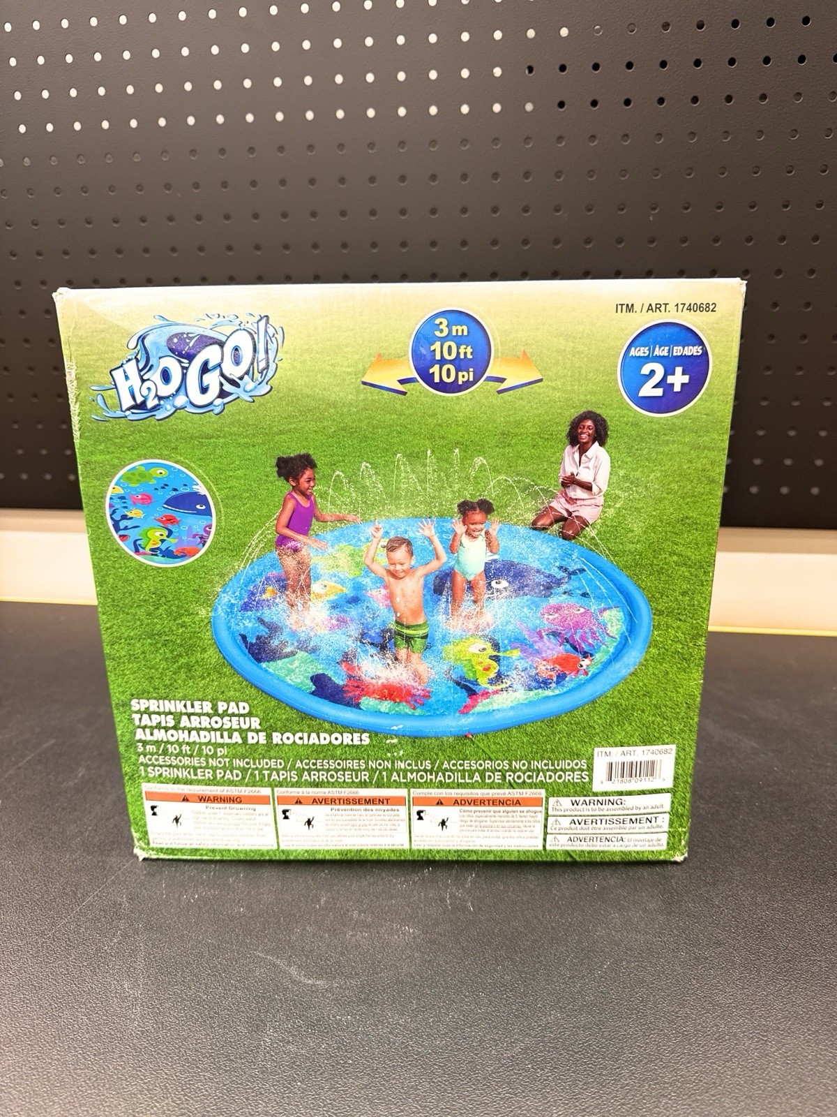 H2OGO! 10ft (3.05m) Underwater Adventure Sprinkler Pad (2+) Shallow Wading Pool
