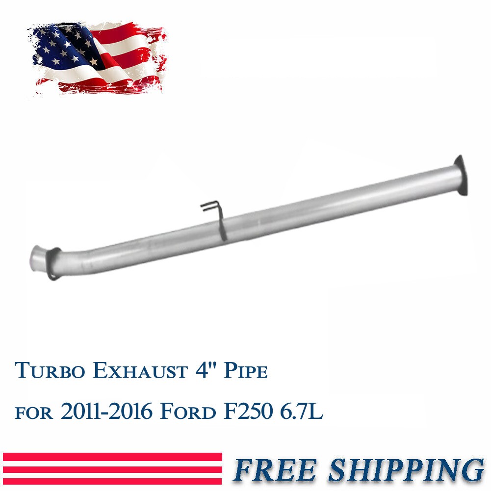 For 2011-2017 Ford F250 F350 F450 6.7L Powerstroke 4" Diesel Turbo Exhaust Pipe