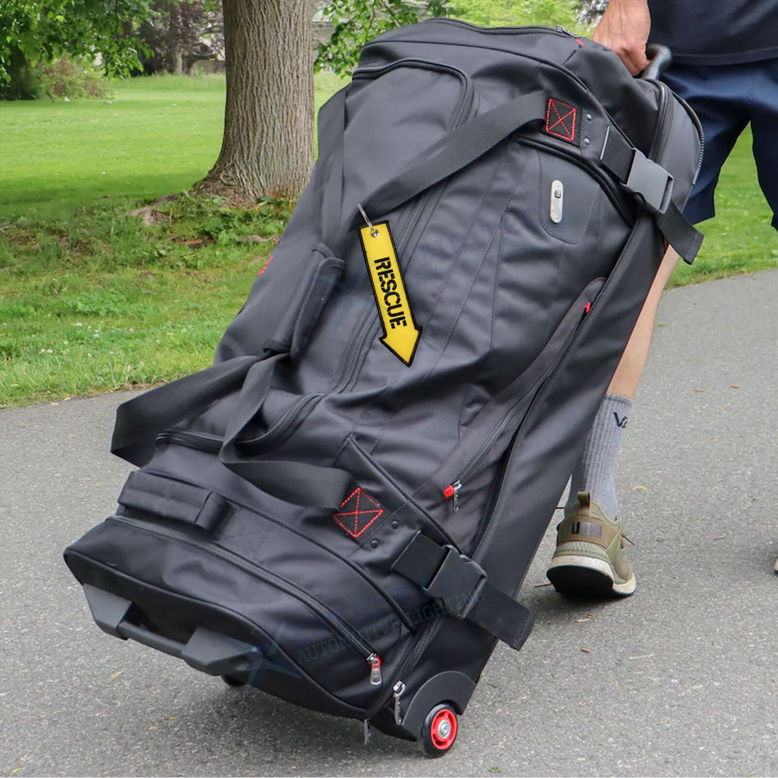 1PC Double Sided Embroidered Keychain Bike Motorcycle Key Ring Key Tag Belt Gift