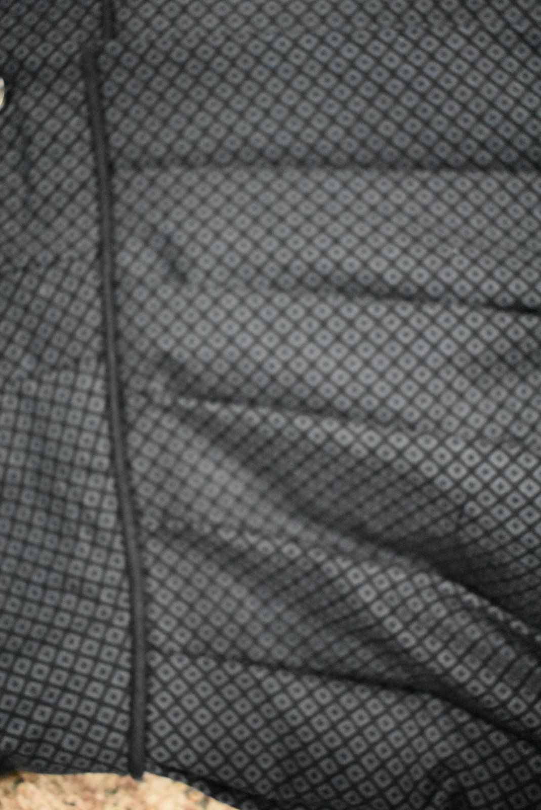 Civil War Victorian Cotton Day Dress Handmade Black wGrayDiamond Print - L/XL