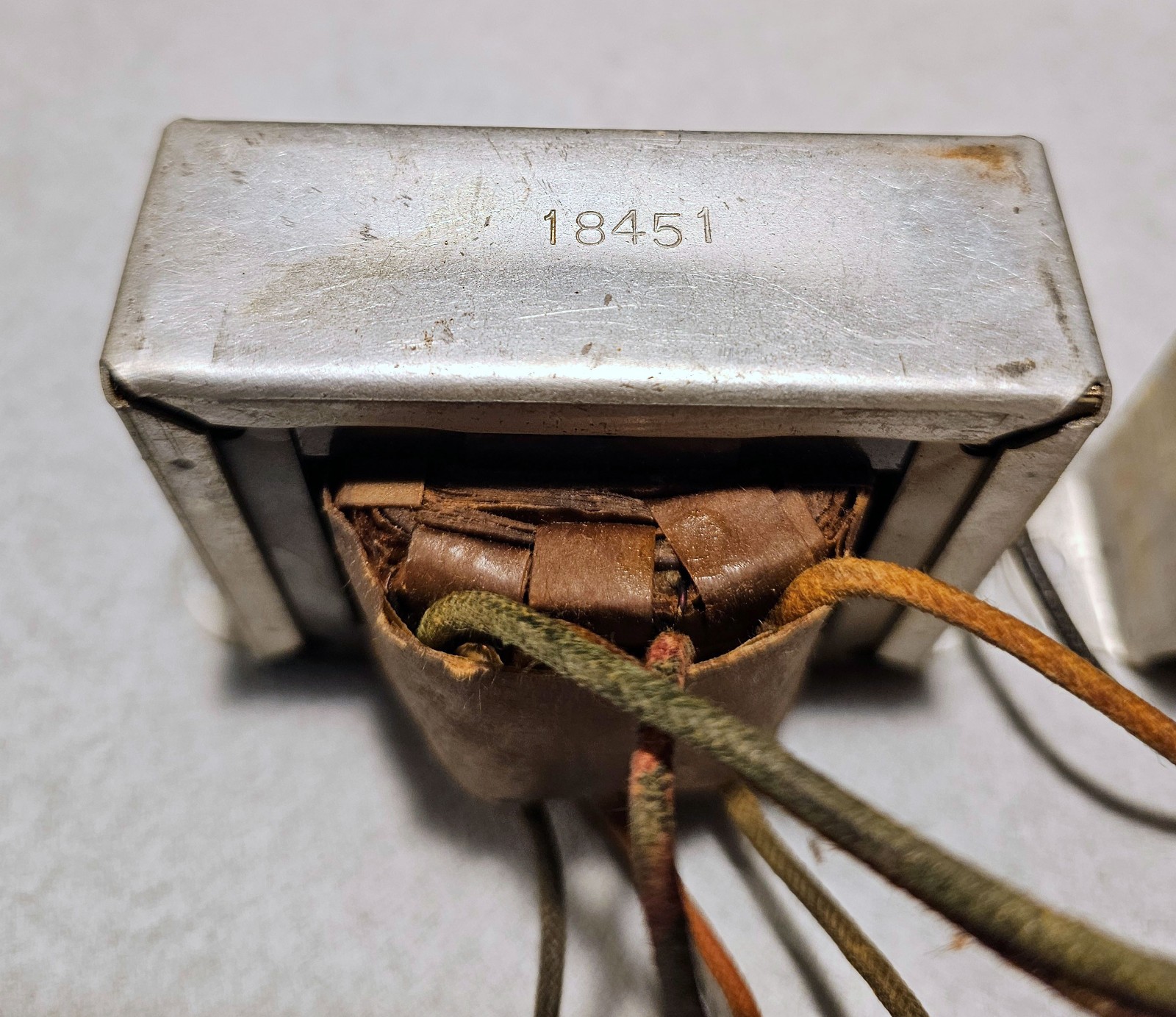 1 Pair - 6L6 Audio Output Transformers - 18451 - From Wurlitzer Organ Amp 6144