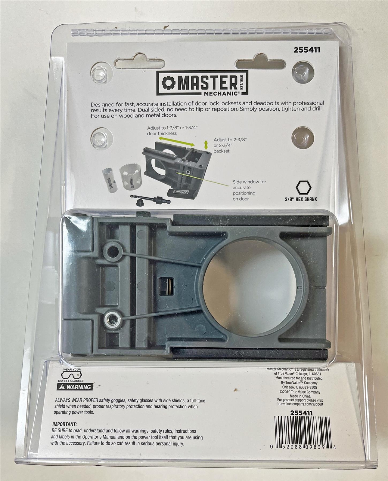 Master Mechanic DOOR LOCK INSTALLATION KIT Bi-Metal Hole Saws