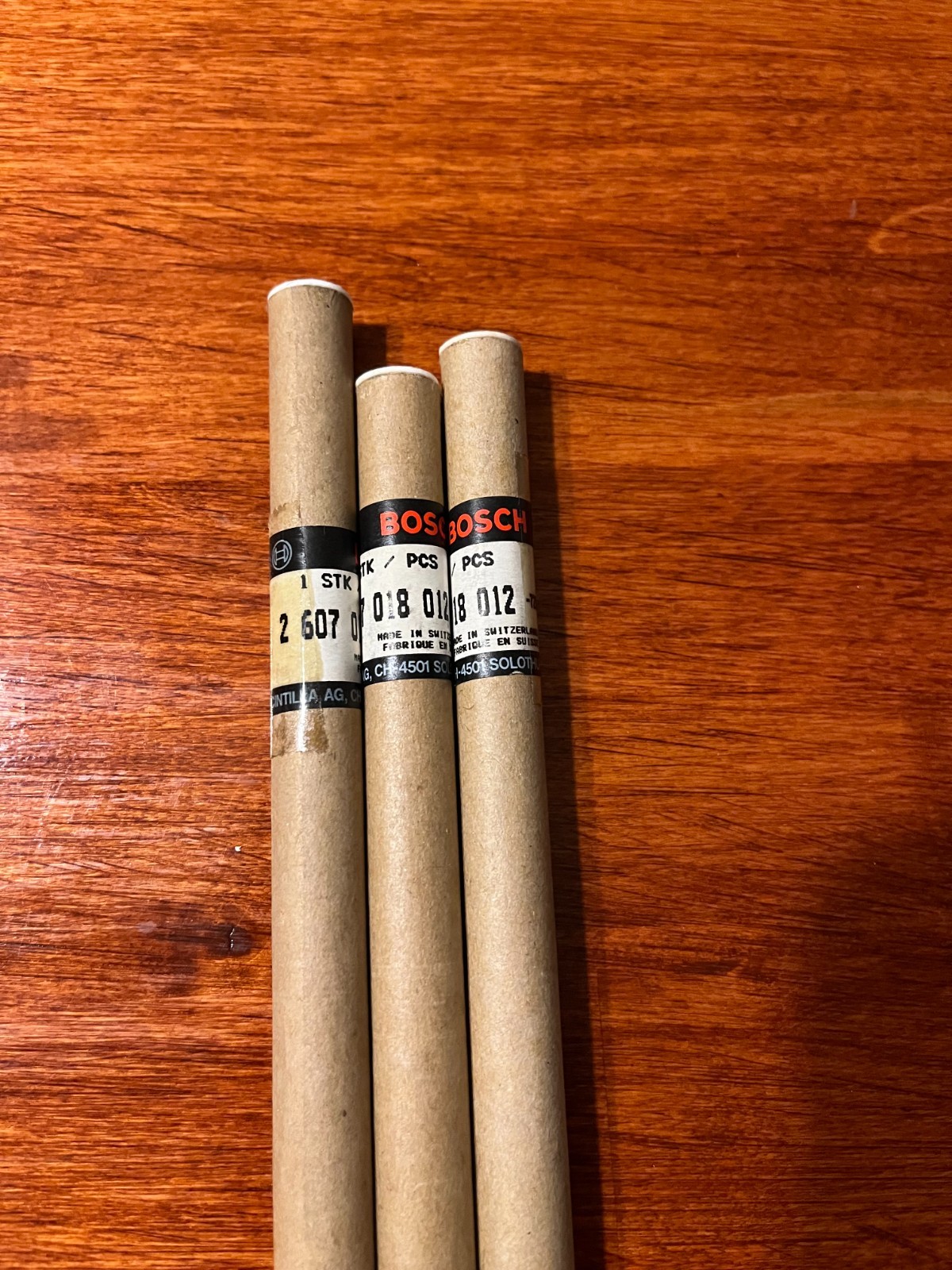 (2)-New Bosch 2607018012 12" Foam Rubber Cutter Blades -NIP