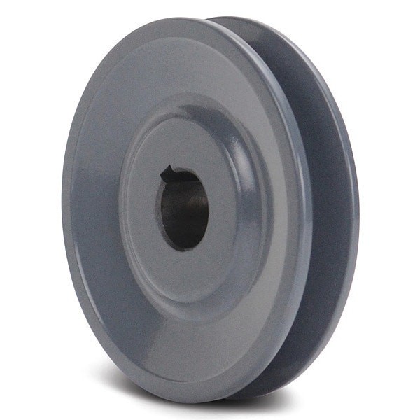 1 In Fixed Bore 1 Groove V-Belt Pulley 3.75 In Od, Ak391