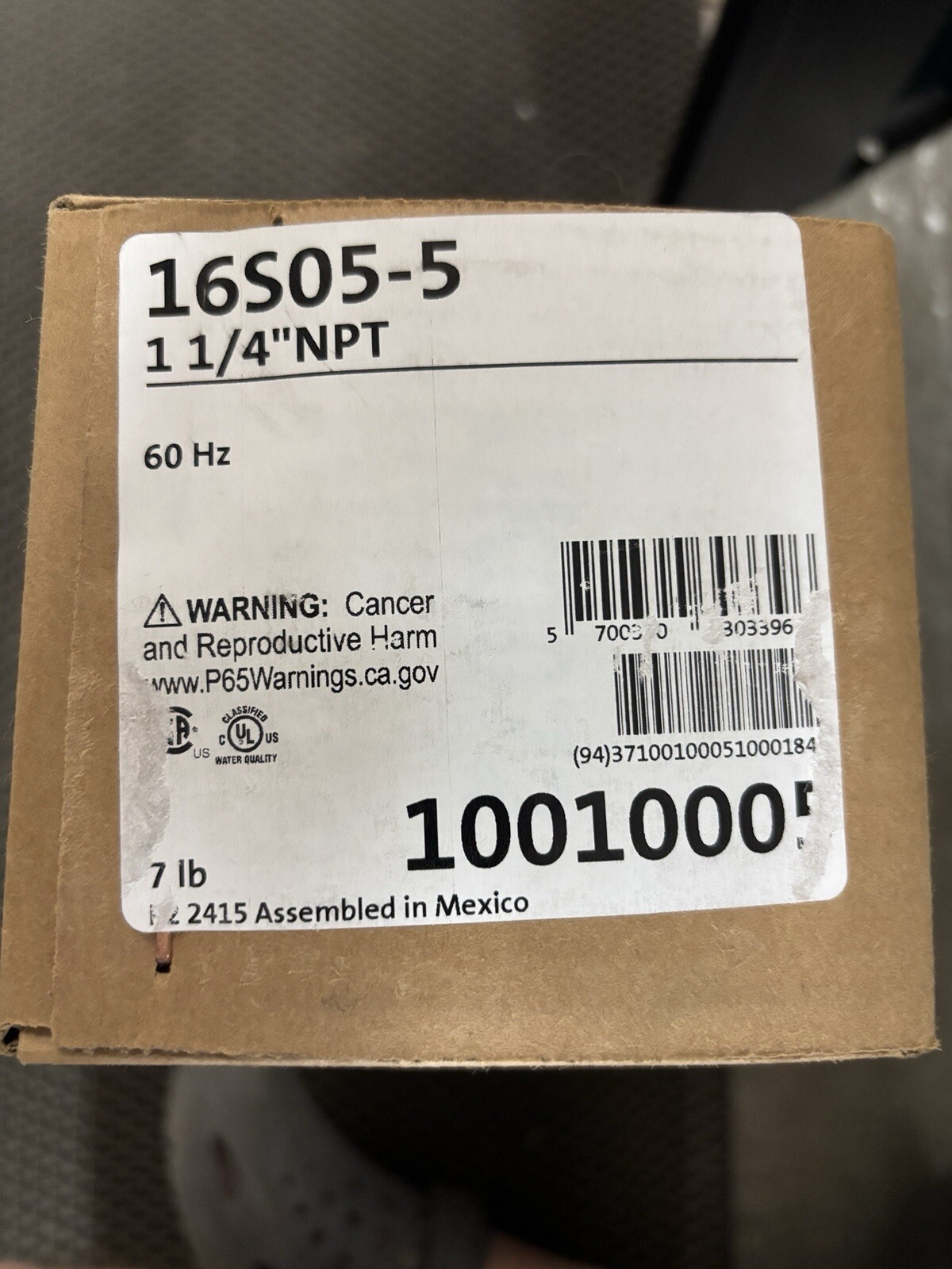 Grundfos 10010005, 16S05-5, Series 16S-SP, 4" Submersible Well Pump End Only