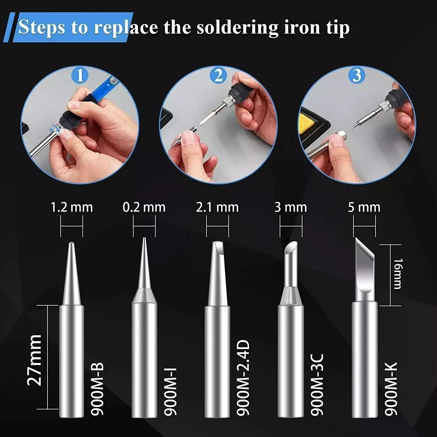 New Electric Soldering Iron Welding Gun Tool Kit Solder Wire Desoldering Pump US