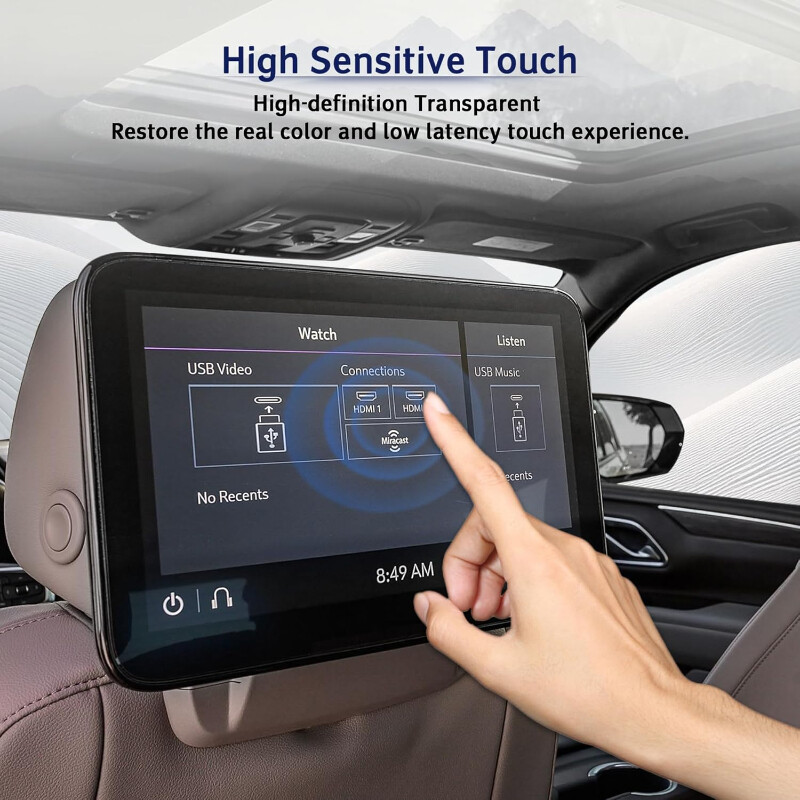 85100044 84824745 LCD Display For 21-24 Suburban GMC Yukon XL Headrest BACK SEAT