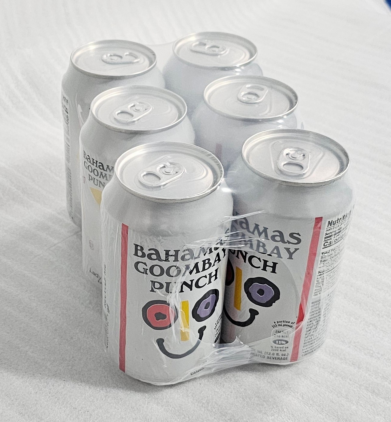 Bahamas Goombay Punch 6 Pack Sealed Pop Cans Coca-Cola Product Exp. 14 SEP 26