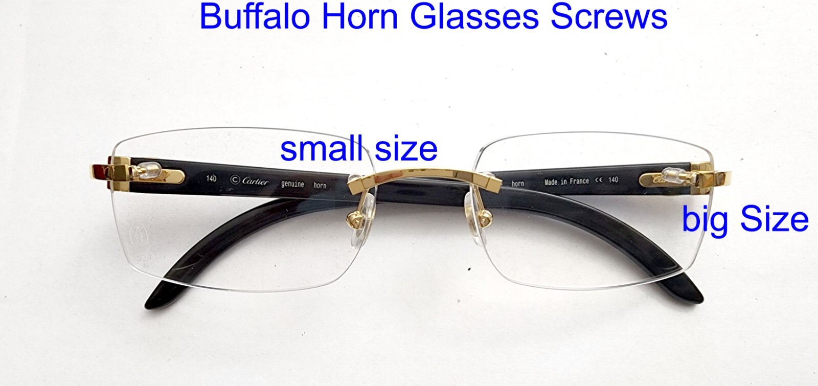 NEW! Auth Cartier Square Screws - Small Size- Free Screwdriver