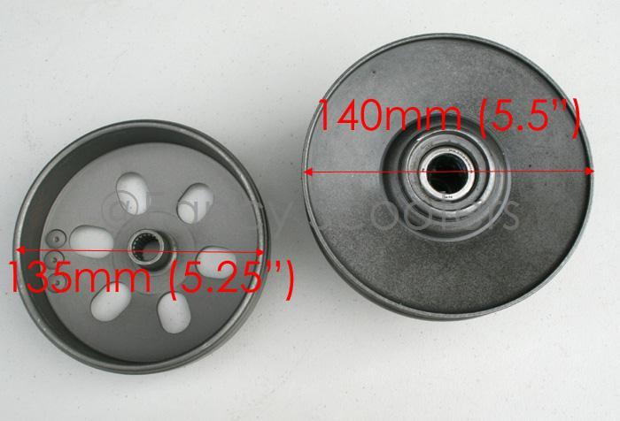 TRANSMISSION CLUTCH PULLEY REBUILD KIT ETON YUKON VIPER 150 ATV W/ UPGRADED BELT