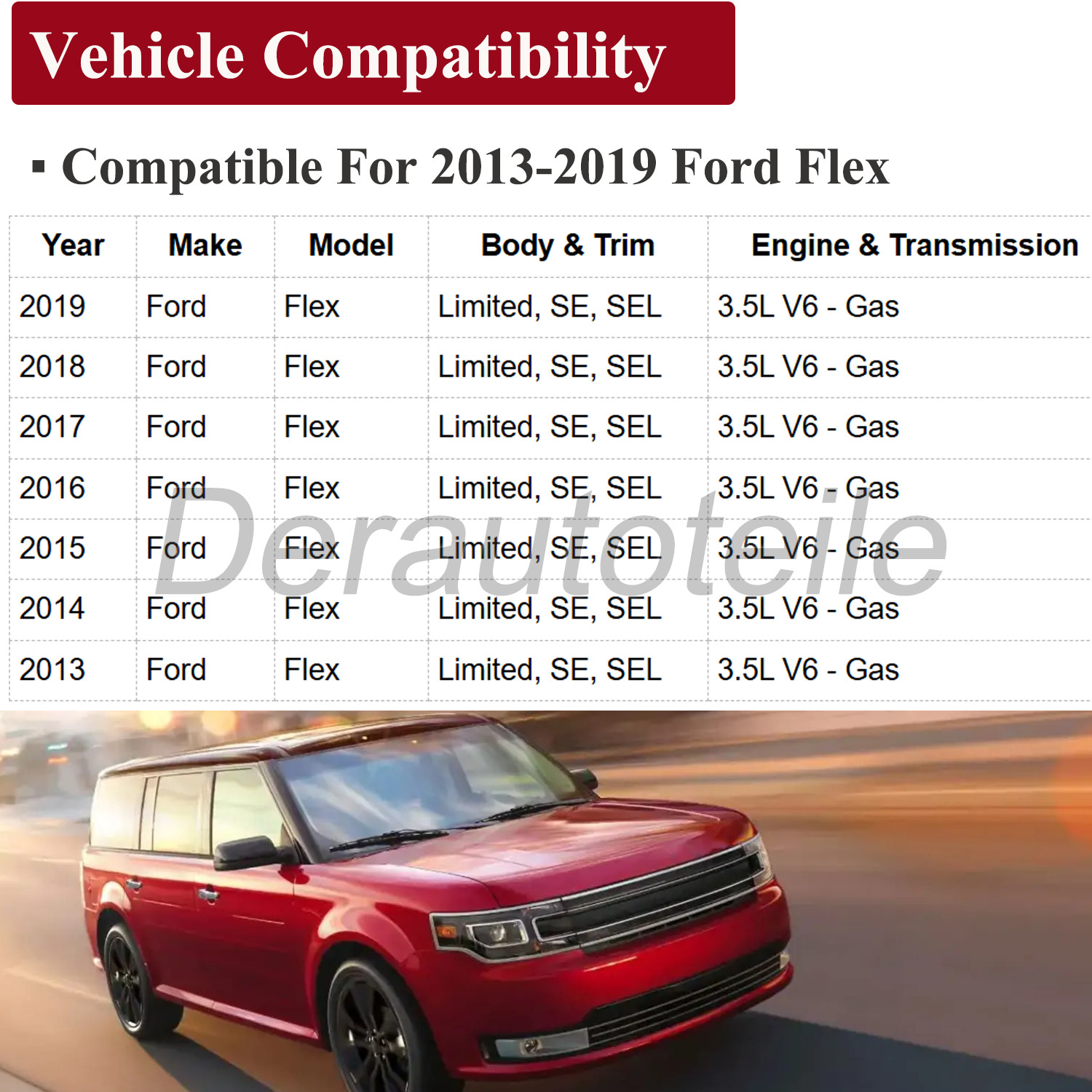 For 2013-2019 Ford Flex Power Liftgate Trunk Shock Motor Actuator DA8Z-14B351-A