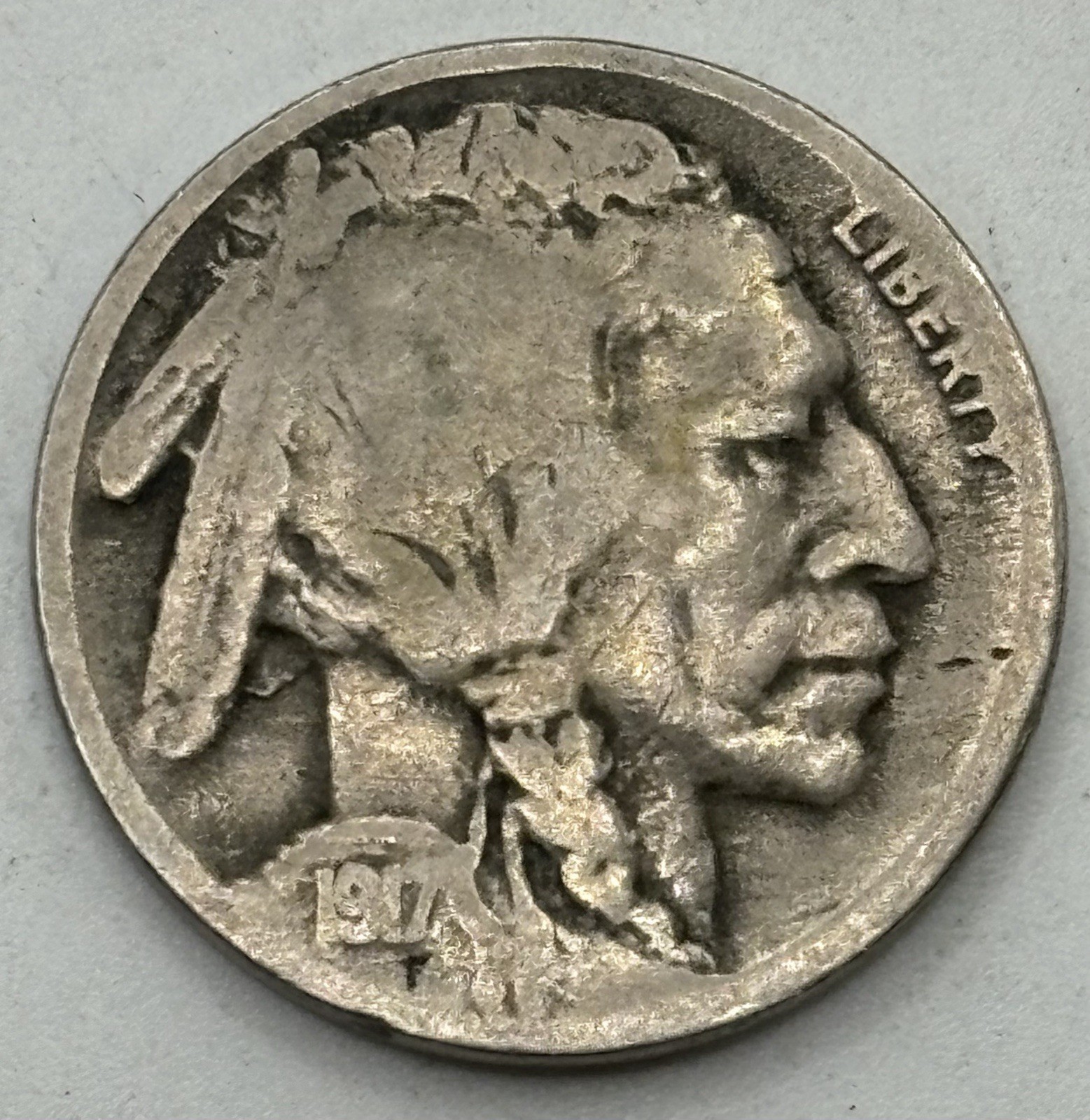 1917-D Buffalo Nickel Good X-619