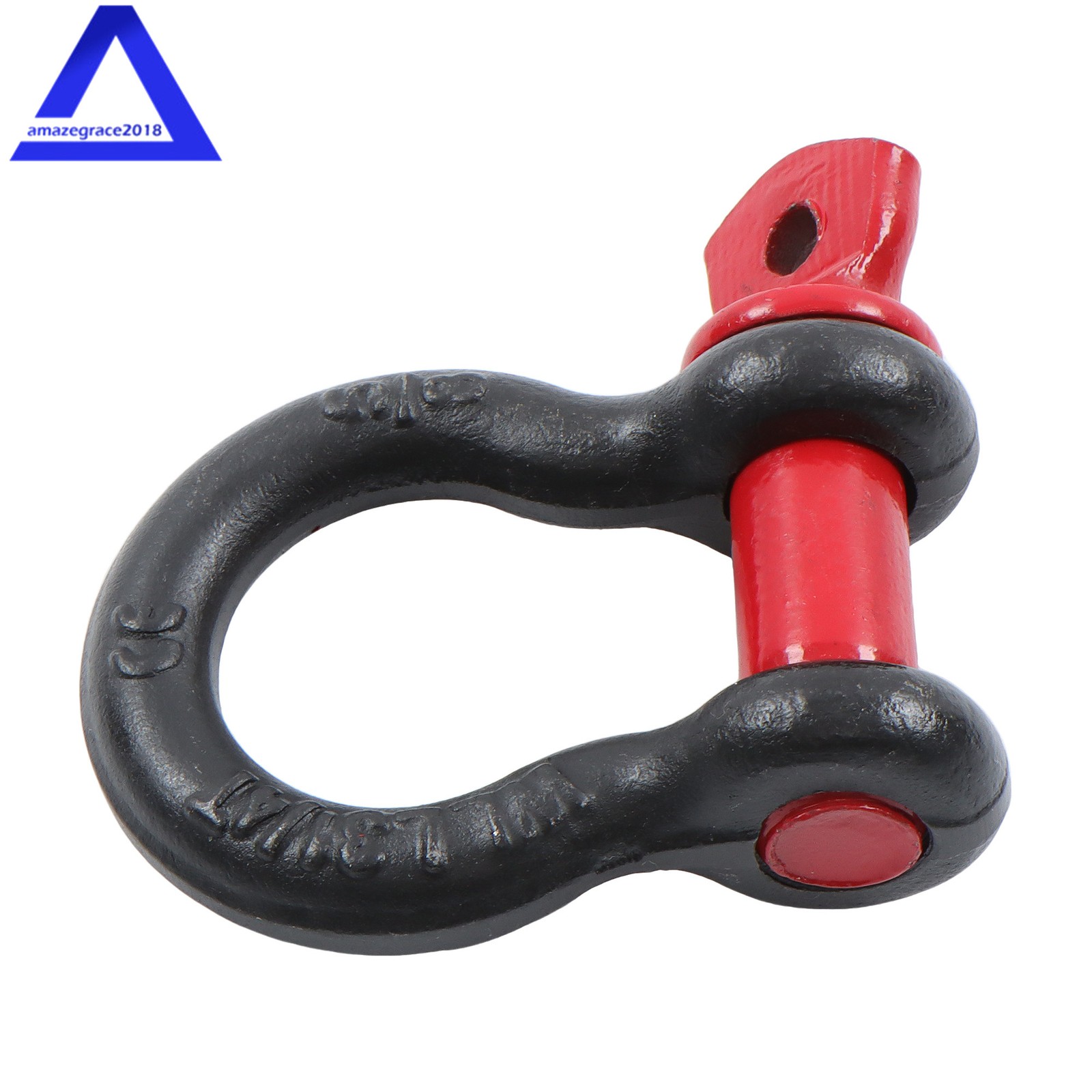 4 Pack 5/8" D Ring Shackle with 3/4" Pin Heavy Duty 28660lbs/13T Break Strength